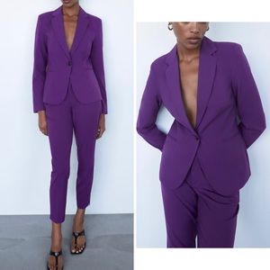 NWT Zara Purple Suit